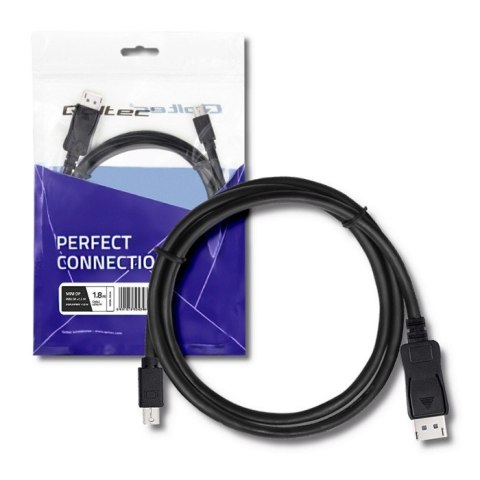 Qoltec Kabel Mini DisplayPort v1.1/ DisplayPort v1.1 | 1080P | 1,8m