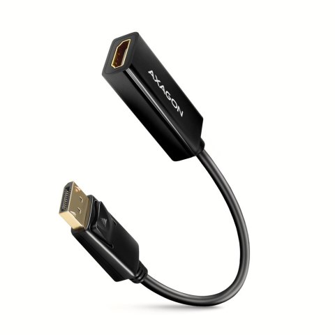 AXAGON RVD-HI14N Adapter aktywny Displayport -> HDMI 1,4, 4K/30Hz, kabel 18cm
