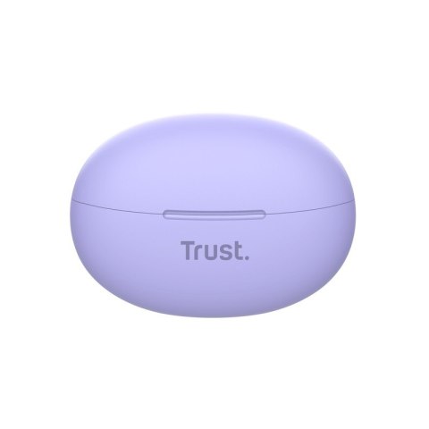 Trust Słuchawki earbuds Yavi Bluetooth ENC fioletowe
