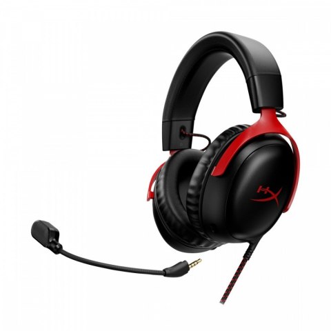HyperX Zestaw słuchawkowy CloudX III czarno-czerwony Gaming - 727A9AA