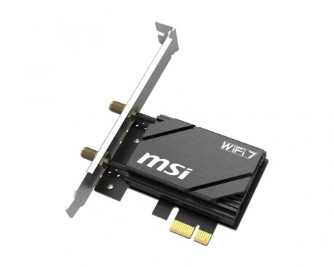 MSI Karta sieciowa Herald BE6500 WiFi 7 PCIe