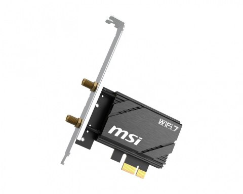 MSI Karta sieciowa Herald BE6500 WiFi 7 PCIe