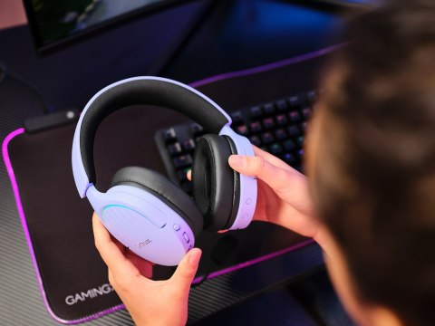 Trust Słuchawki gamingowe Trust GXT 491P FAYZO WIRELESS Purple