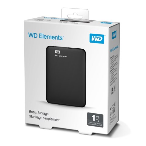 WD Dysk zewnętrzny HDD WD Elements Portable 1TB 2.5 Black
