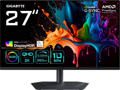 Gigabyte MONITOR GIGABYTE OLED 27" MO27Q3 360Hz