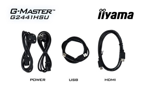IIYAMA MONITOR IIYAMA LED IPS 23,8" G2441HSU-B1 Black Hawk 144Hz