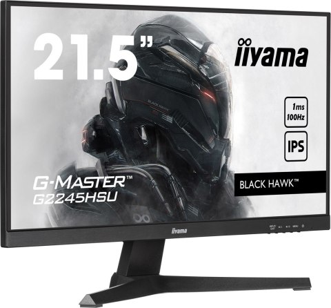 IIYAMA Monitor Iiyama 22 G2245HSU-B2 HDMI DP USB - Płaski ekran - 54,6 cm