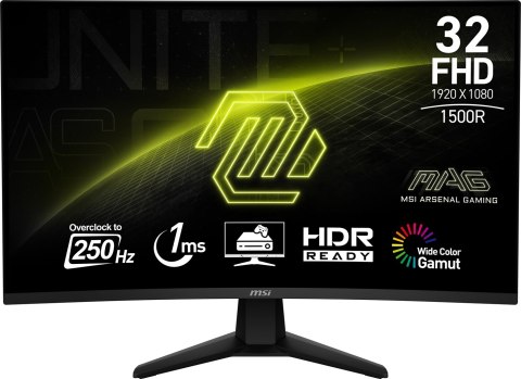 MSI MSI Monitor 31.5" MAG 32C6X FHD 250Hz