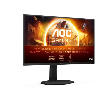 AOC AOC G4 25G4SXU monitor komputerowy 62,2 cm (24.5") 1920 x 1080 px Full HD LED Czarny, Szary