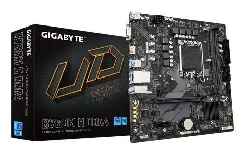 Gigabyte Gigabyte B760M H DDR4 (rev. 1.0) Intel B760 Express LGA 1700 micro ATX
