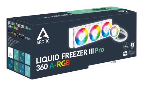 No name Chłodzenie cieczą ARCTIC WAK Liquid Freezer Pro III 360 A-RGB (biały)