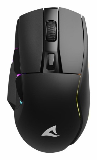 Sharkoon Mysz optyczna RGB Skiller SGM50W czarna + stacja