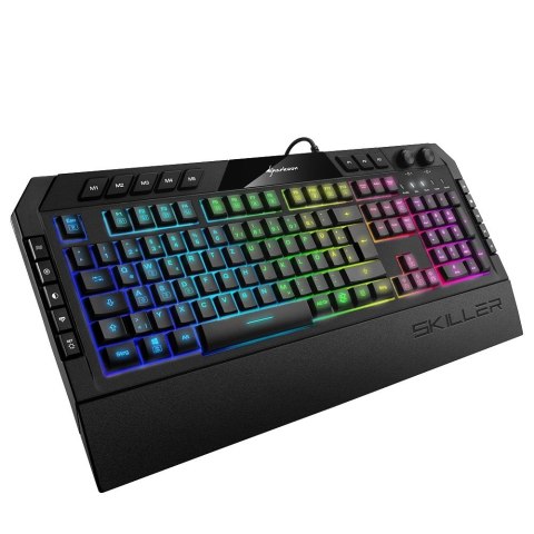 Trust Klawiatura gamingowa Sharkoon Skiller SGK5 USB QWERTZ Niemiecki Czarna
