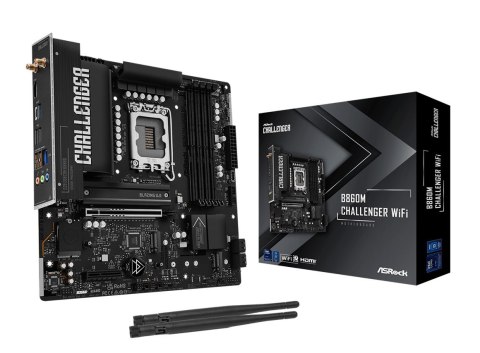 Asrock Asrock B860M Challenger WiFi Intel B860 LGA 1851 (Socket V1) micro ATX
