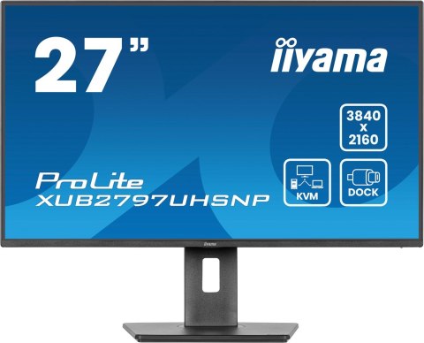 IIYAMA Monitor IIYAMA 68.5cm (27") XUB2797UHSNP-B1 16:9 HDMI+DP+USB-C IPS