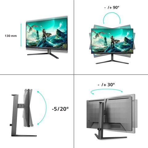Philips Monitor Philips 68,5cm (27,0") 27M2N3800A 16:09 2xHDMI+DP+USB