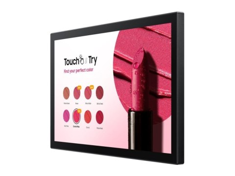 Samsung Samsung QB13C-T Płaski panel Digital Signage 33 cm (13") LCD Wi-Fi 500 cd/m2 Full HD Czarny Ekran dotykowy Tizen 7.0 16/7