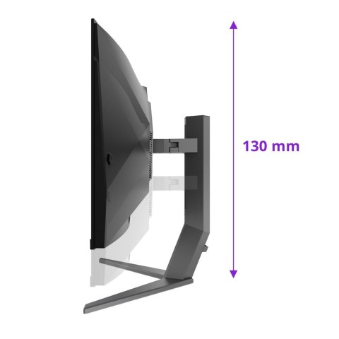 AOC Monitor AOC AGON PRO AG346UCD 86,4cm 34" 3440x1440px Wide Quad HD QD-OLED Czarny, Szary
