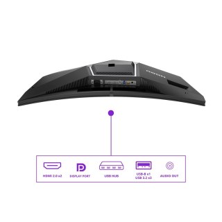 AOC Monitor AOC AGON PRO AG346UCD 86,4cm 34" 3440x1440px Wide Quad HD QD-OLED Czarny, Szary