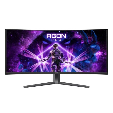 AOC Monitor AOC AGON PRO AG346UCD 86,4cm 34" 3440x1440px Wide Quad HD QD-OLED Czarny, Szary