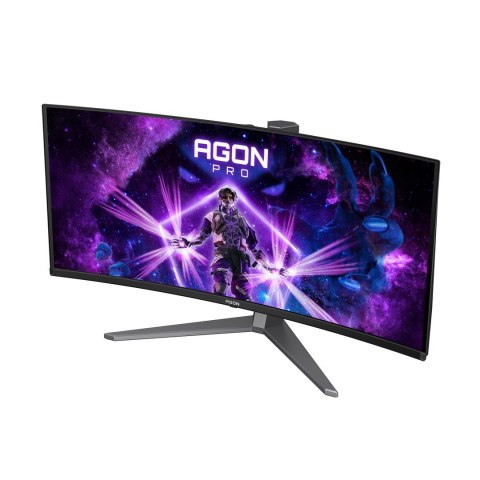 AOC Monitor AOC AGON PRO AG346UCD 86,4cm 34" 3440x1440px Wide Quad HD QD-OLED Czarny, Szary