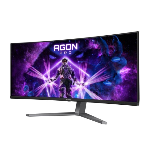 AOC Monitor AOC AGON PRO AG346UCD 86,4cm 34" 3440x1440px Wide Quad HD QD-OLED Czarny, Szary