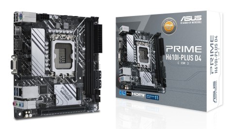 ASUS ASUS PRIME H610I-PLUS D4-CSM Intel H610 LGA 1700 mini ITX