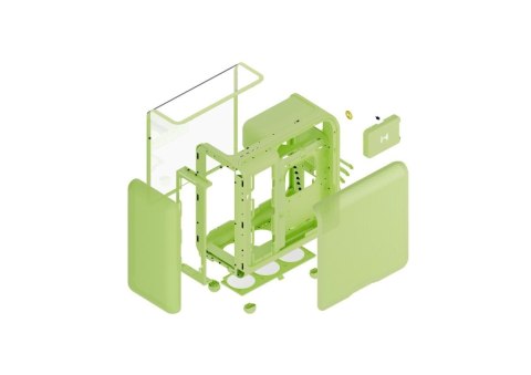 Hyte HYTE X50 Midi Tower - Matcha Milk