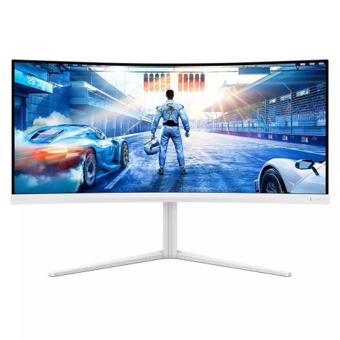 Philips Philips 34M2C5501A/00 monitor komputerowy 86,4 cm (34") 3440 x 1440 px Wide Quad HD LCD Biały