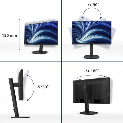Philips Philips 60,5 cm (23,8") 24B2U3301 16:09 HDMI+DP+USB-C IPS