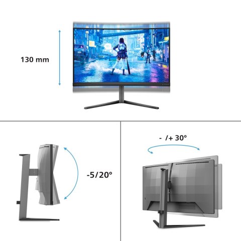 Philips Philips Evnia 5000 27M2C5200W/00 monitor komputerowy 68,6 cm (27") 1920 x 1080 px Full HD LCD Czarny