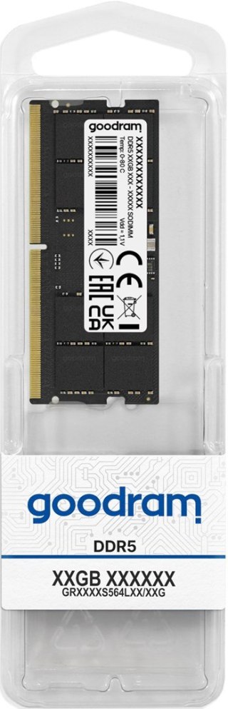 GoodRam GOODRAM SO-DIMM DDR5 32GB 4800MHz CL40 2048x8