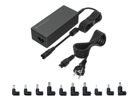 No name Conceptronic OZUL08B10 adapter zasilający/ inwentor Wewnętrzna 90 W Czarny