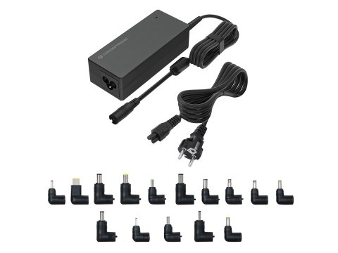No name Conceptronic OZUL08B15 adapter zasilający/ inwentor Wewnętrzna 90 W Czarny