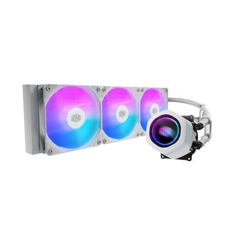 No name Cooler Master MasterLiquid Core Nex Procesor Zestaw do chłodzenia płynami 12 cm Biały 1 szt.