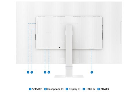 Samsung Samsung S70D monitor komputerowy 81,3 cm (32") 3840 x 2160 px 4K Ultra HD LCD Biały