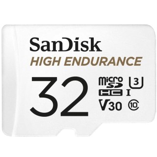 SanDisk High Endurance microSDHC 32GB V30 z adapterem (rejestratory i monitoring)