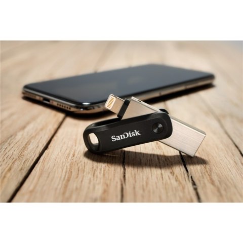 SanDisk Pendrive SanDisk iXpand GO SDIX60N-256G-GN6NE (256GB; Lightning, USB 3.0; kolor srebrny)