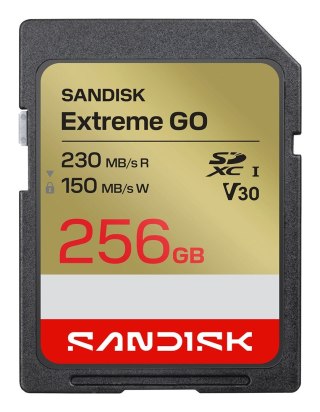 SanDisk Sandisk Extreme Go SD UHS-I 256GB SD 230MB/s(R) / 150MB/s(W)