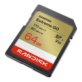 SanDisk Sandisk Extreme Go SD UHS-I 64GB SD 170MB/s(R) / 80MB/s(W)