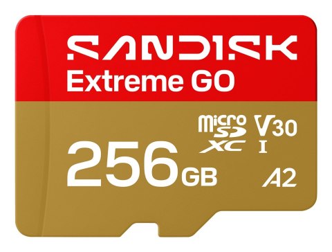 SanDisk Sandisk Extreme Go microSD UHS-I 256GB MicroSD 240MB/s(R) / 160MB/s(W)