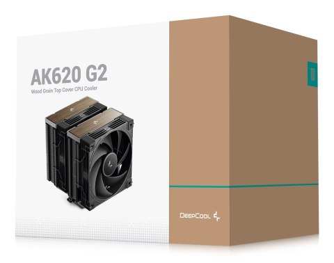 DEEPCOOL DeepCool AK620 G2 Procesor Chłodnica powietrza 12 cm Czarny 1 szt.
