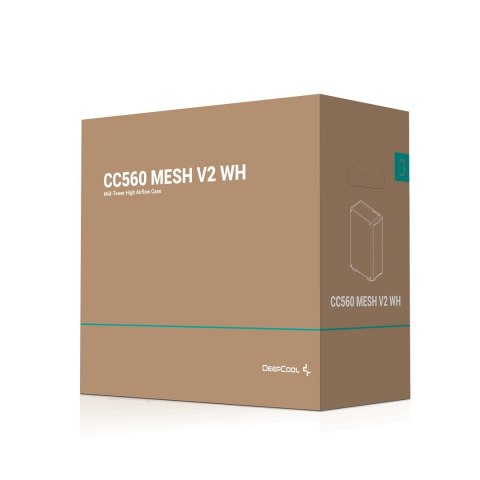 DEEPCOOL DeepCool CC560 MESH V2 WH Midi Tower Biały