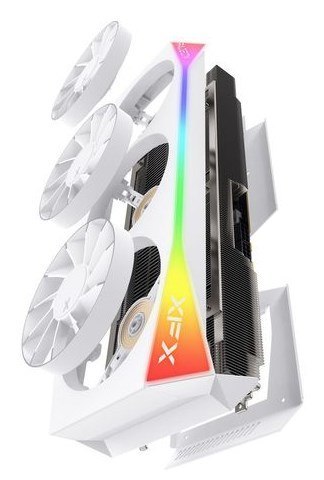 XFX Karta graficzna XFX RX 9070XT Mercury Magnetic Air RGB Gaming 16 GB OC Biały detaliczny - 16,384 MB - GDDR6