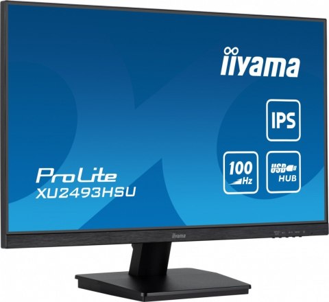 IIYAMA Monitor 24 cale XU2493HSU-B7, IPS, HDMI, DP, 2x2W, USBx2, 300cd