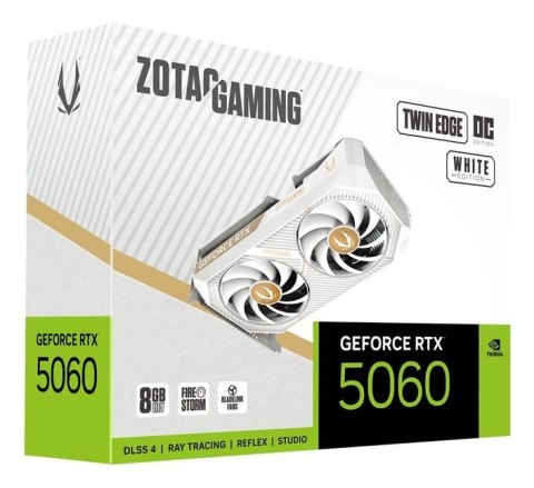 ZOTAC Zotac GAMING GeForce RTX 5060 Twin Edge OC White Edition NVIDIA 8 GB GDDR7