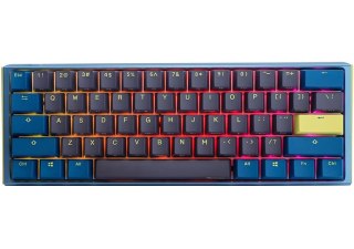 Ducky Ducky One 3 Daybreak Mini klawiatura Gaming USB Niemiecki Czarny, Niebieski, Zielony