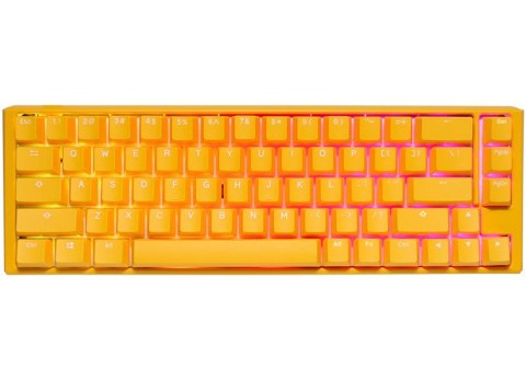 Ducky Ducky One 3 SF Yellow klawiatura Gaming USB Niemiecki Żółty