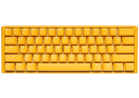 Ducky Ducky One 3 Yellow Mini klawiatura Gaming USB Niemiecki Żółty