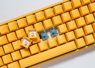 Ducky Ducky One 3 Yellow Mini klawiatura Gaming USB Niemiecki Żółty